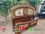 Tempat Tidur Jati Anggola Marmer
