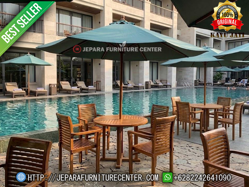 set meja kursi payung taman outdoor kayu jati murah set meja kursi payung taman outdoor kayu jati murah